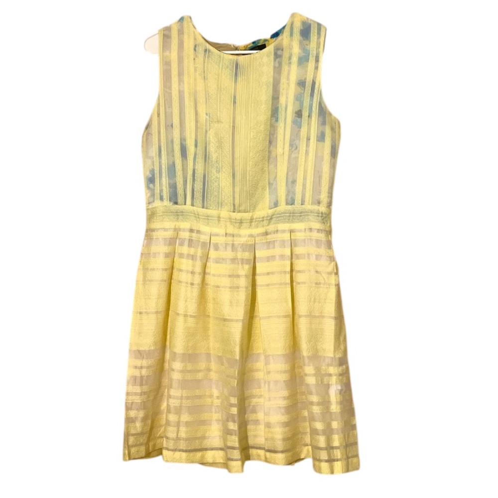 Charming Yellow and Blue women Dress